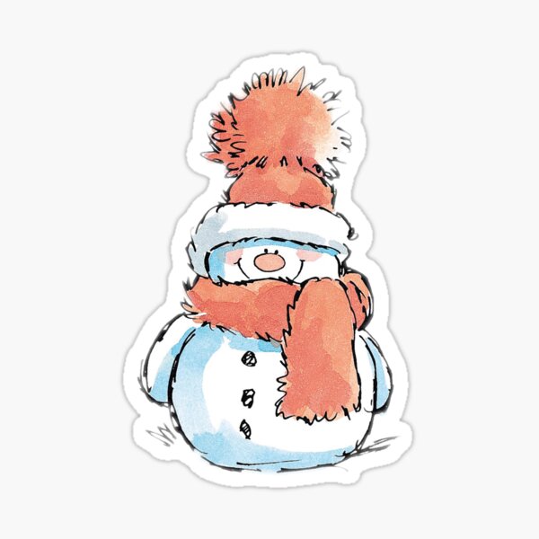 cute snowman Sticker