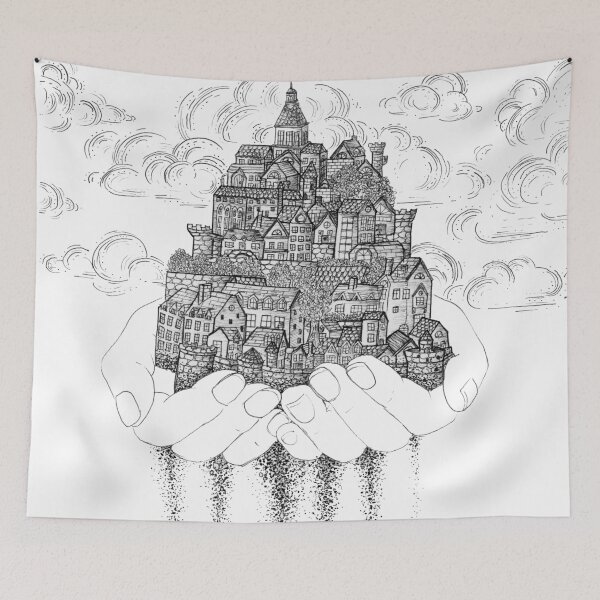 Item preview, Sandcastles designed and sold by ECMazur Art.