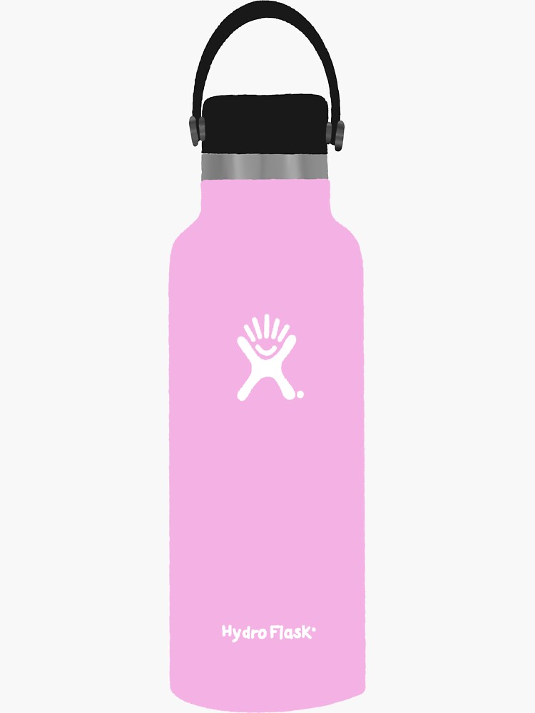 Pink Hydro Flask Sticker for Sale by Haley Biemiller