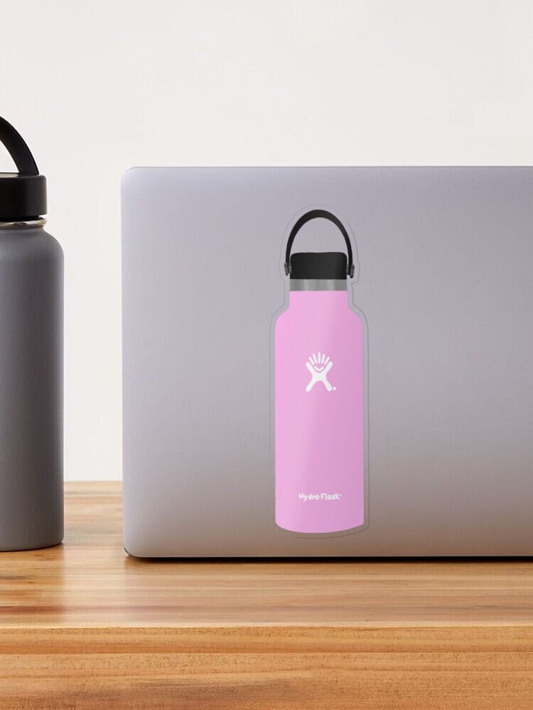 Pink Hydro Flask Sticker for Sale by Haley Biemiller