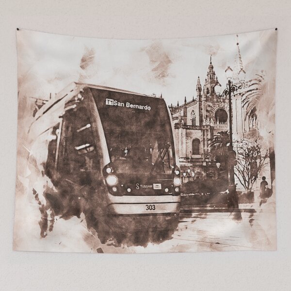 Item preview, Seville, streets of Spain designed and sold by AM FineArtPrints.