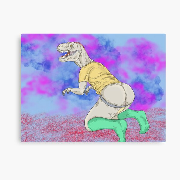Dino Dudes: Thiccasaurus Rexxx Canvas Print