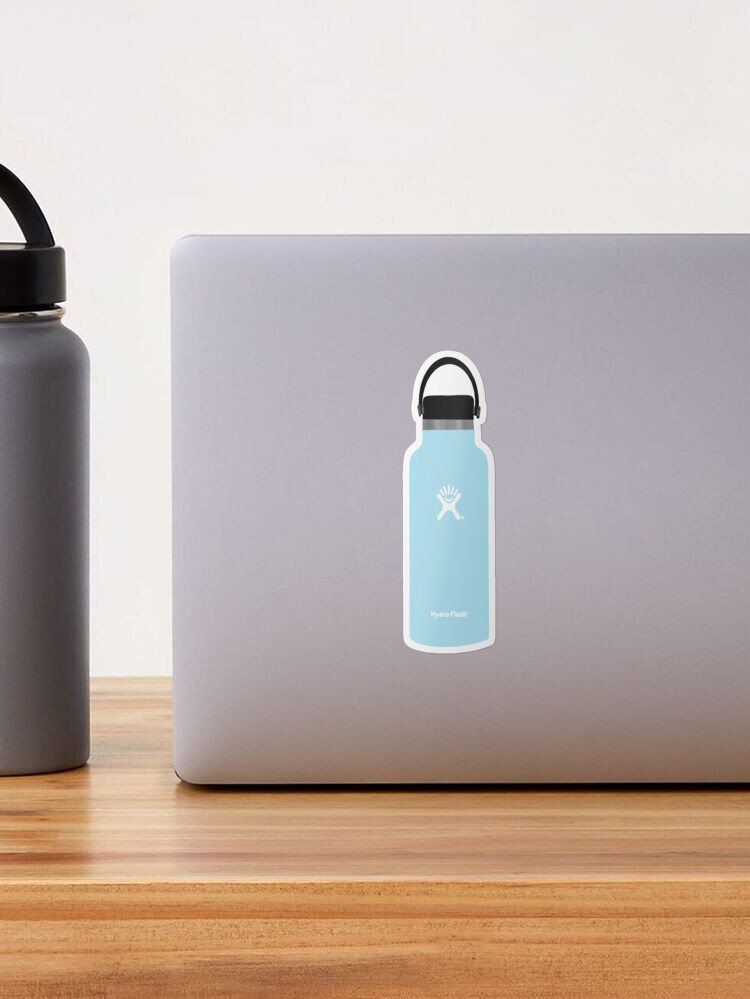 baby blue hydro flask Sticker for Sale by carissaige