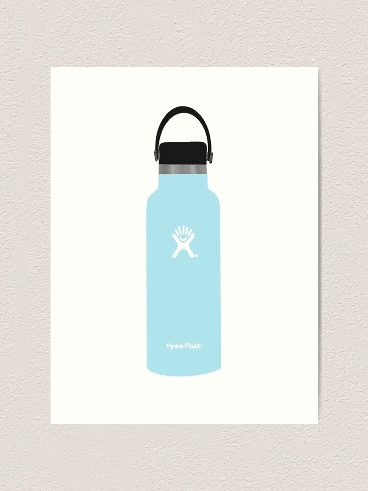 Baby Blue Hydro Flask Art Print for Sale by Haley Biemiller