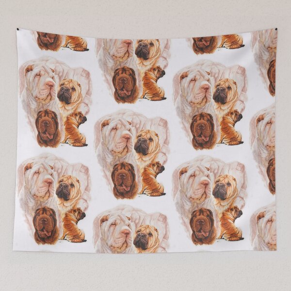 Item preview, Chinese Shar Pei Medley designed and sold by BarbBarcikKeith.