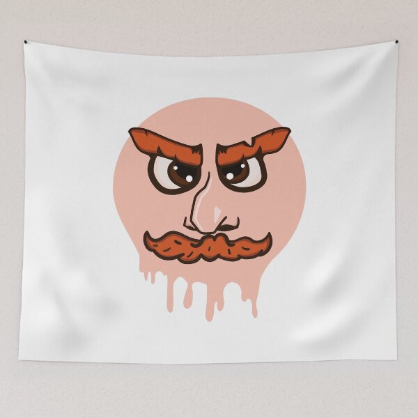 Item preview, angry ginger man with mustache designed and sold by LeonsiO.