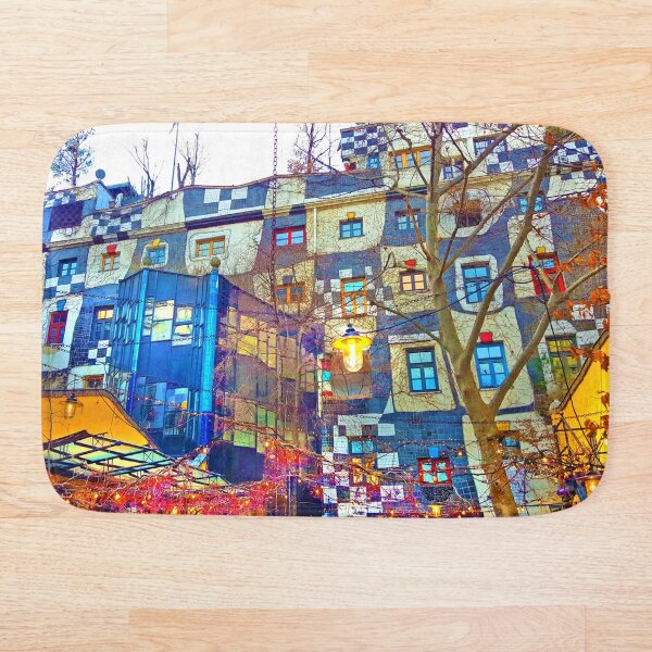 Hundertwasser Museum. Vienna. Austria Bath Mat