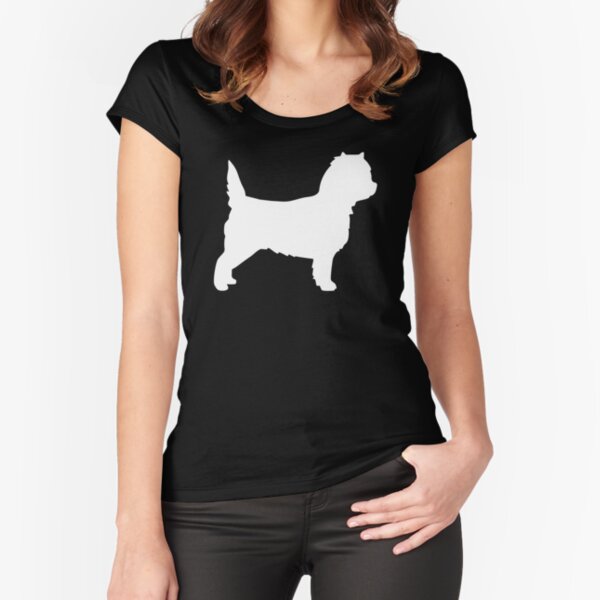 Cairn Terrier Fitted Scoop T-Shirt