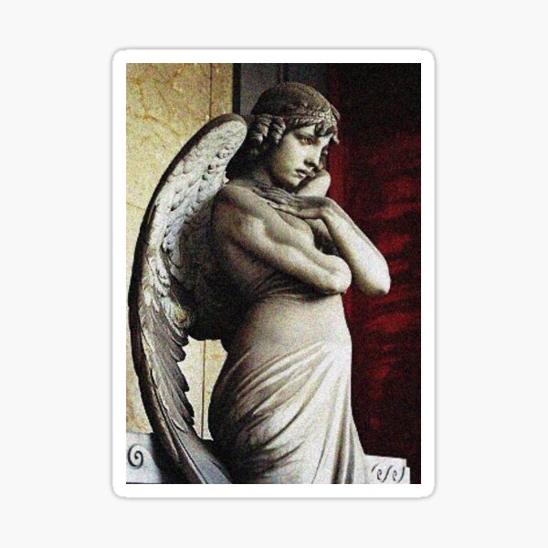 Angel of the Resurrection - Oneto Family Plot Portrait by Jeanpaul Ferro Sticker