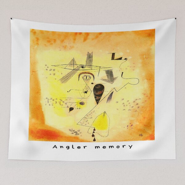 Item preview, Paul Klee Art t-shirt Angler Memory 1919 designed and sold by AvantGardeArt52.