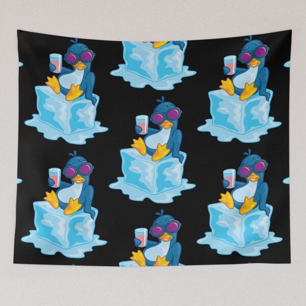 Item preview, Penguin On Ice designed and sold by fizzgig.