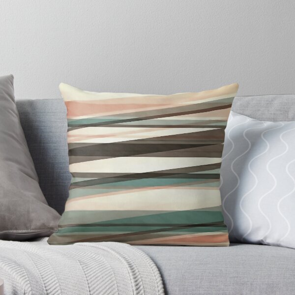 Item preview, Semi Transparent Layers In Peach Brown And Green designed and sold by taiche.