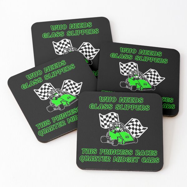 Item preview, This Princess Is Racing The Quarter Midget Cars No Slippers designed and sold by GabiBlaze.