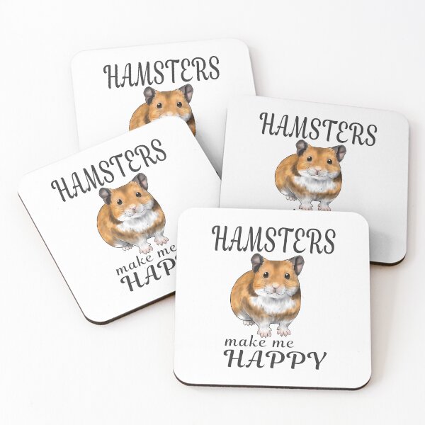 Item preview, Hamsters make me happy Syrian ver. designed and sold by mdaviesart.