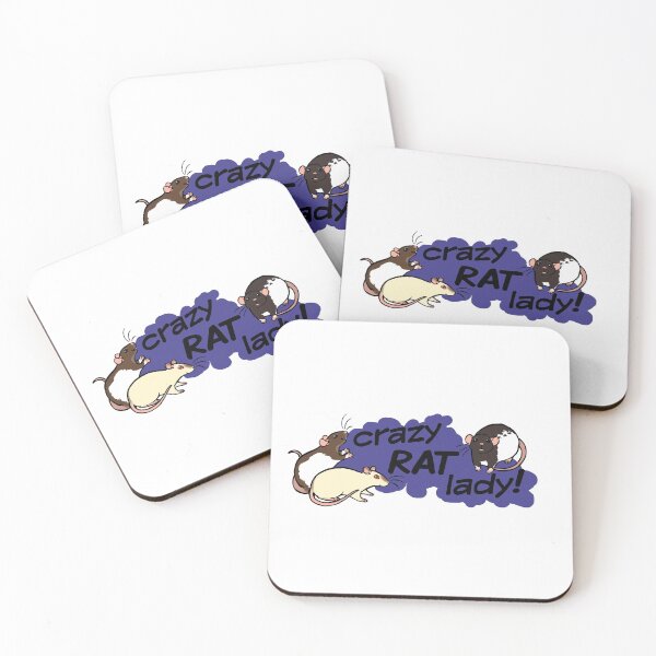 Item preview, Crazy Rat Lady! Blue designed and sold by mdaviesart.