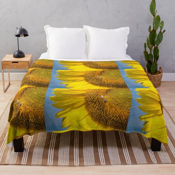 Item preview, Sunflower with bee. designed and sold by Robert Alsop.
