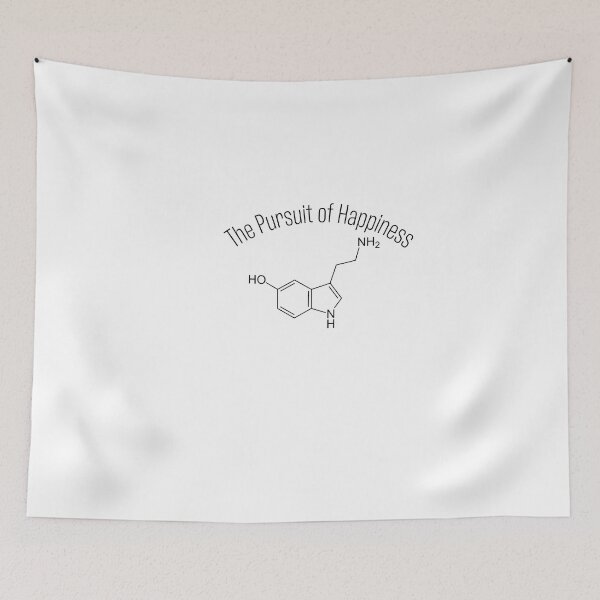 Item preview, Serotonin Molecule - The Pursuit of Happiness designed and sold by sbtrue.