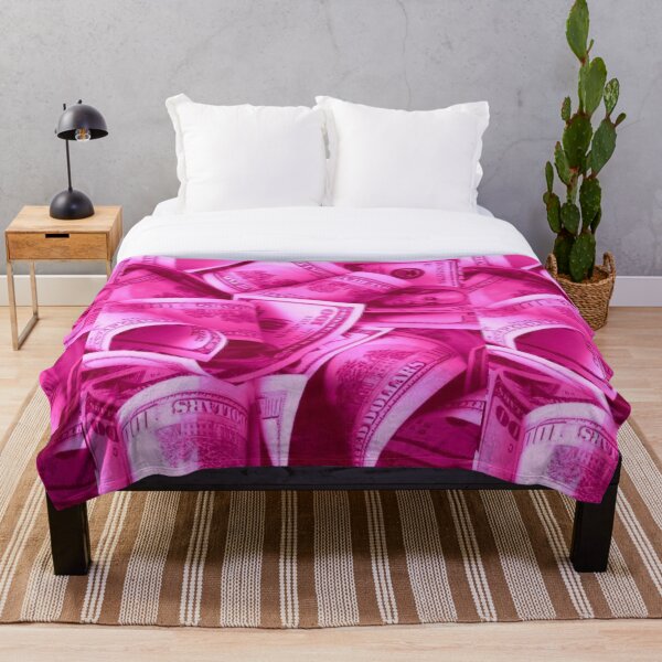 Icy Pink Money Glam - Kylie’s Birthday Collection Inspired Throw Blanket