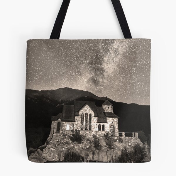 Item preview, St Malo Miky Way Perseid Meteor Shower BW Sepia designed and sold by Bo Insogna.