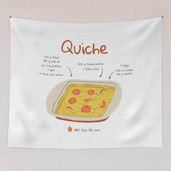 Item preview, Quiche ingredients designed and sold by HelgaScand.
