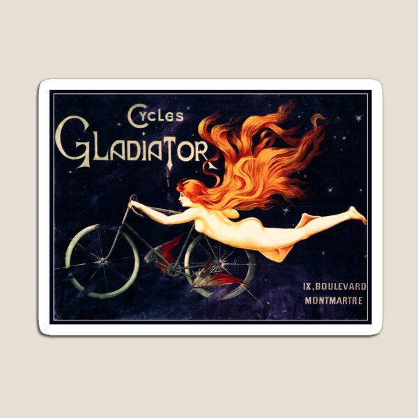 Item preview, Vintage Art Nouveau Cycles Gladiator  designed and sold by knightsydesign.