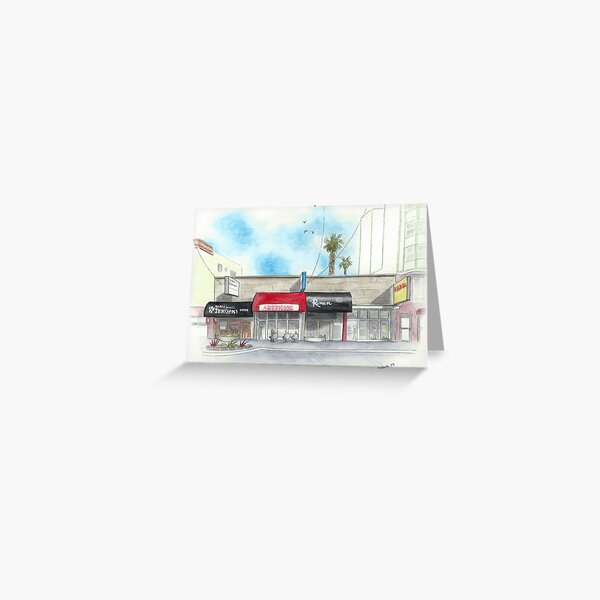 Restaurants on Balboa Greeting Card