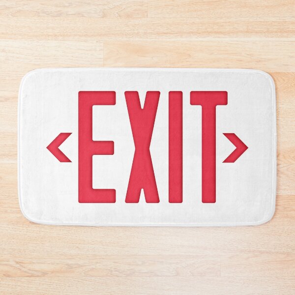 Item preview, Exit Sign designed and sold by The Lines.