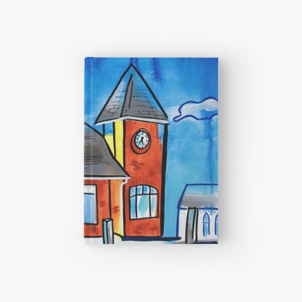 Train Stop - Kentville Nova Scotia Hardcover Journal
