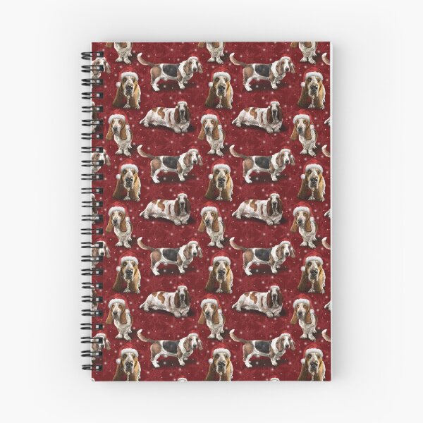 Item preview, The Christmas Basset Hound designed and sold by Elspeth Rose Design.
