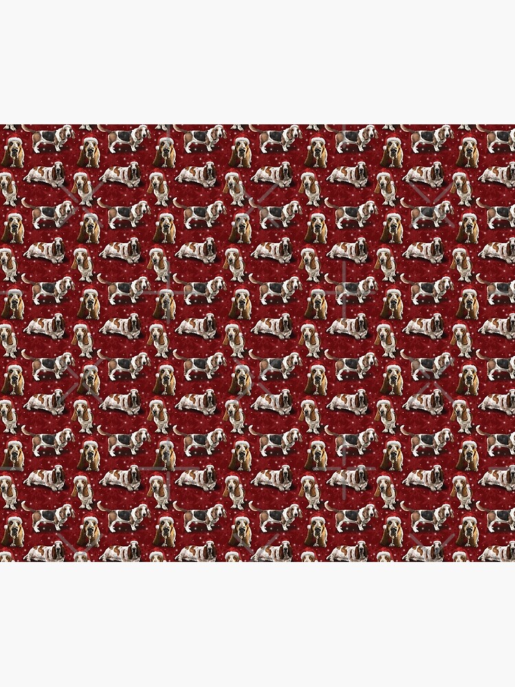 The Christmas Basset Hound by elspethrose