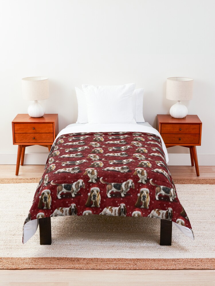 Alternate view of The Christmas Basset Hound Comforter