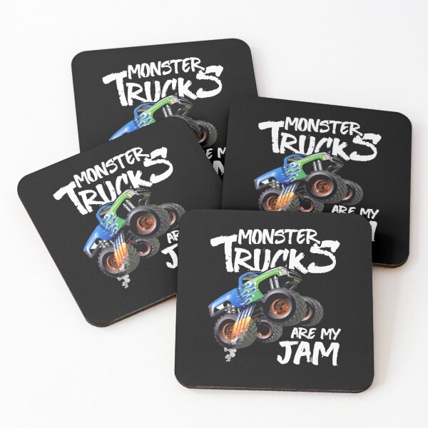 Item preview, Monster Truck Are My Jam Vintage Retro Racing Trucks Lover Gift designed and sold by Dressed For  Duty.