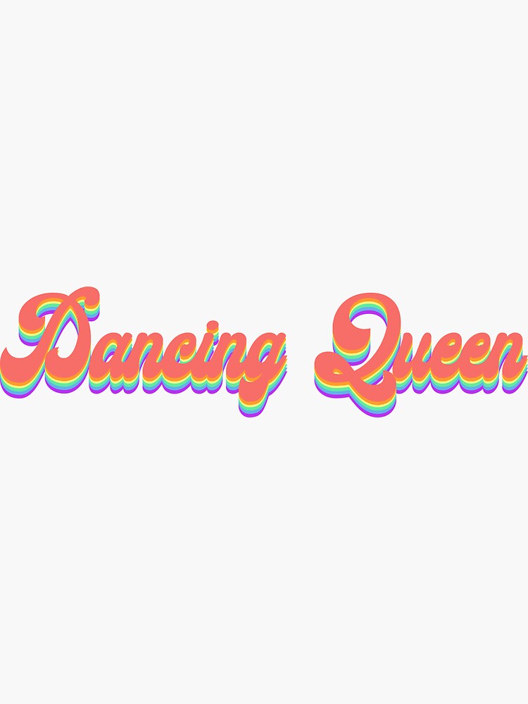 dancing queen by stickersbynic