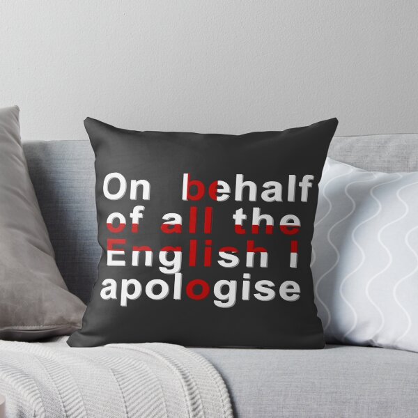 Item preview, On Behalf Of The English I Apologise designed and sold by GetItGiftIt.