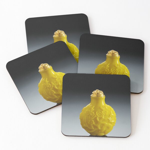 Item preview, Imperial yellow glass snuff bottle designed and sold by mzphoto.