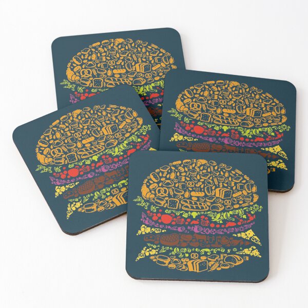 Item preview, Relaxed Tee Shirt - Burger designed and sold by DreamInk Studio.