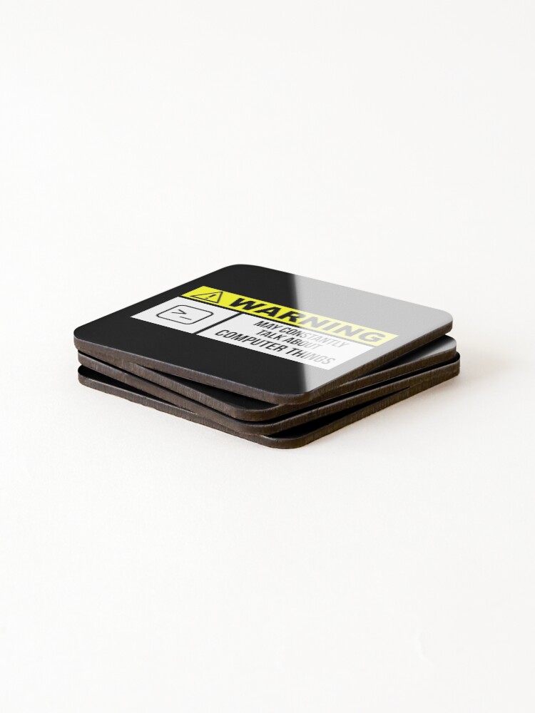 Thumbnail 4 of 5, Coasters (Set of 4), Computer Geek designed and sold by nomoregravity.