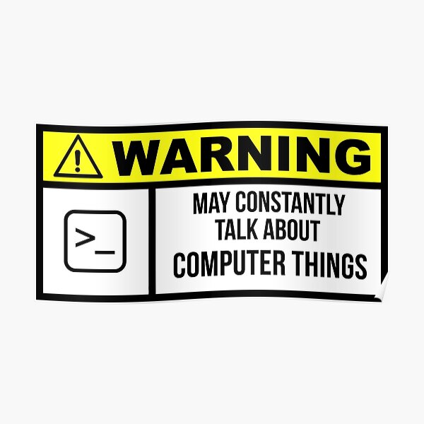 Computer Geek Poster