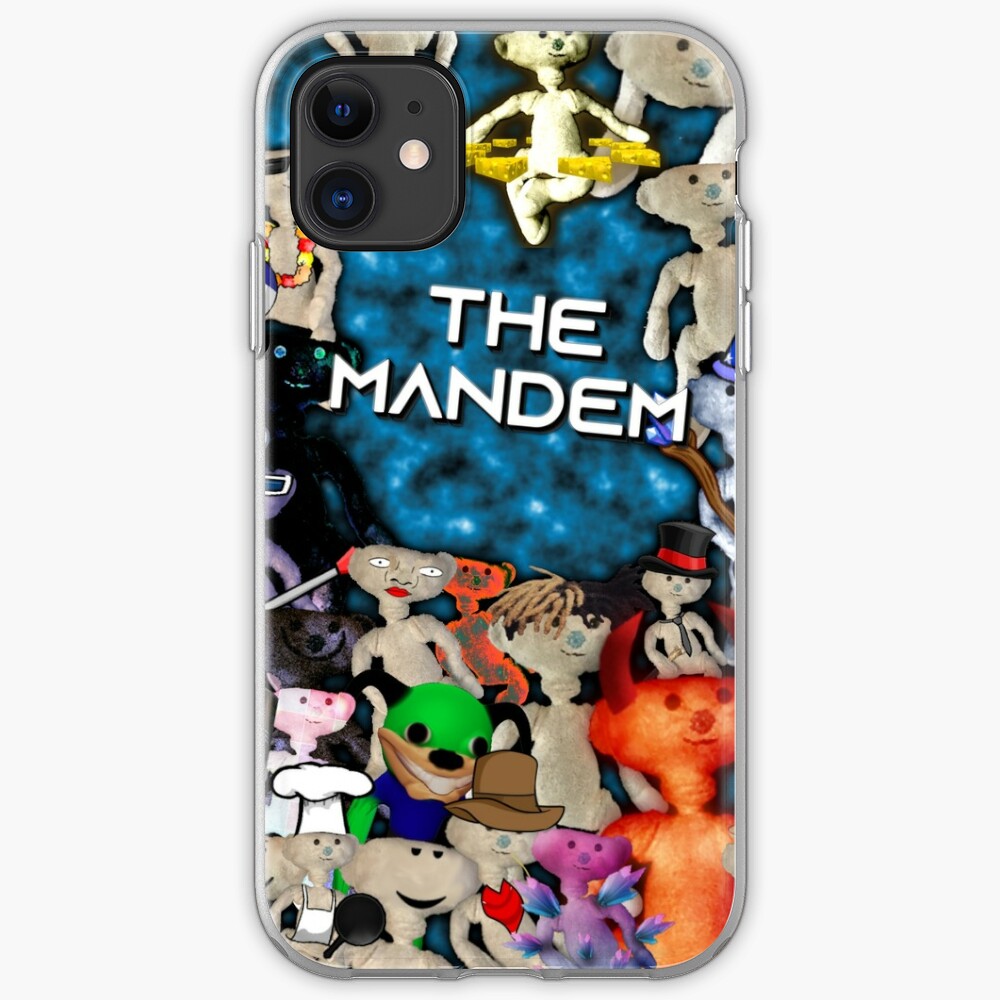 The Mandem Bear Iphone Case Cover By Cheedaman Redbubble - doggle bear roblox bear alpha plush