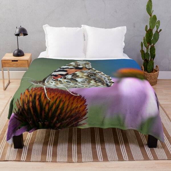 Item preview, Butterfly and Echinacea designed and sold by Maureen Zaharie.