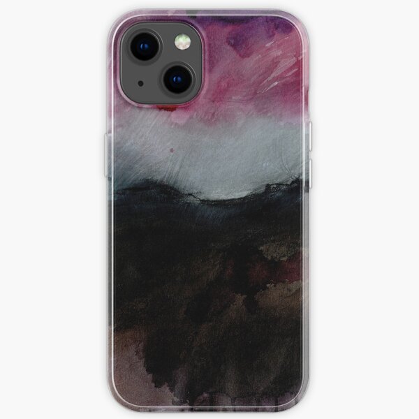 Storm Over the Dark Peak I - Peak District Landscape, Derbyshire art iPhone Soft Case