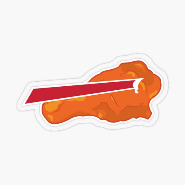 Buffalo Wing Transparent Sticker