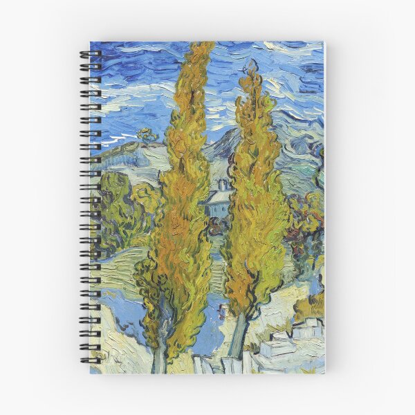 Item preview, Poplars at Saint-Rémy - Vincent Van Gogh painting designed and sold by Bebichic.