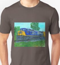 CSXtrain. locomotive, diesel Unisex T-Shirt