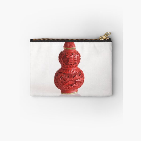 Item preview, Antique carved cinnabar snuff bottle designed and sold by mzphoto.