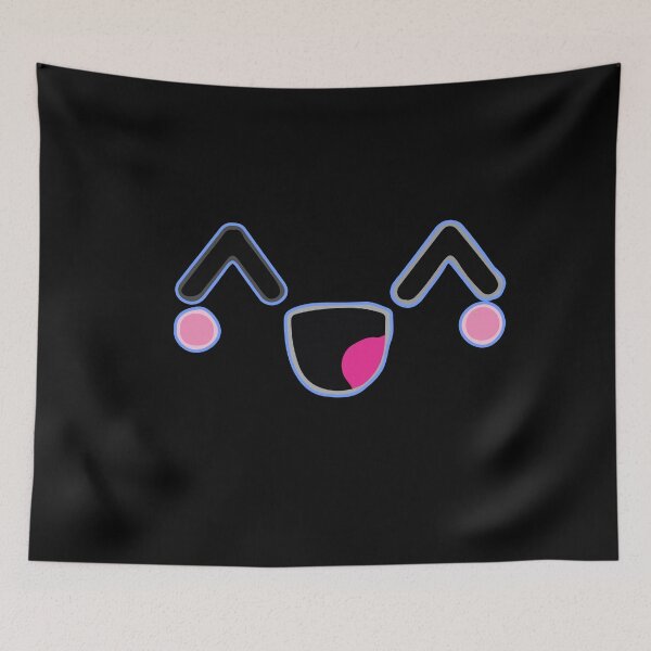 Item preview, Kawaii cute raised eye happy face designed and sold by Kam-designs.