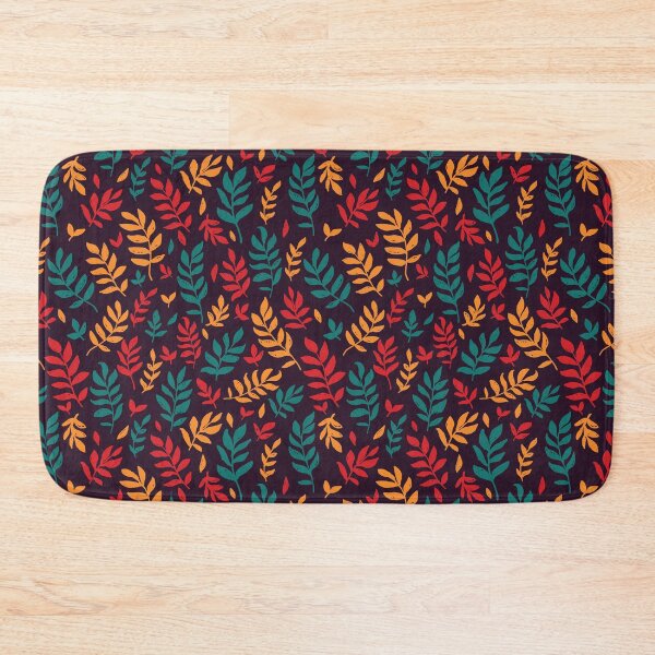 Item preview, Autumn colorfull leaves seamless pattern.  designed and sold by Kizuneko.
