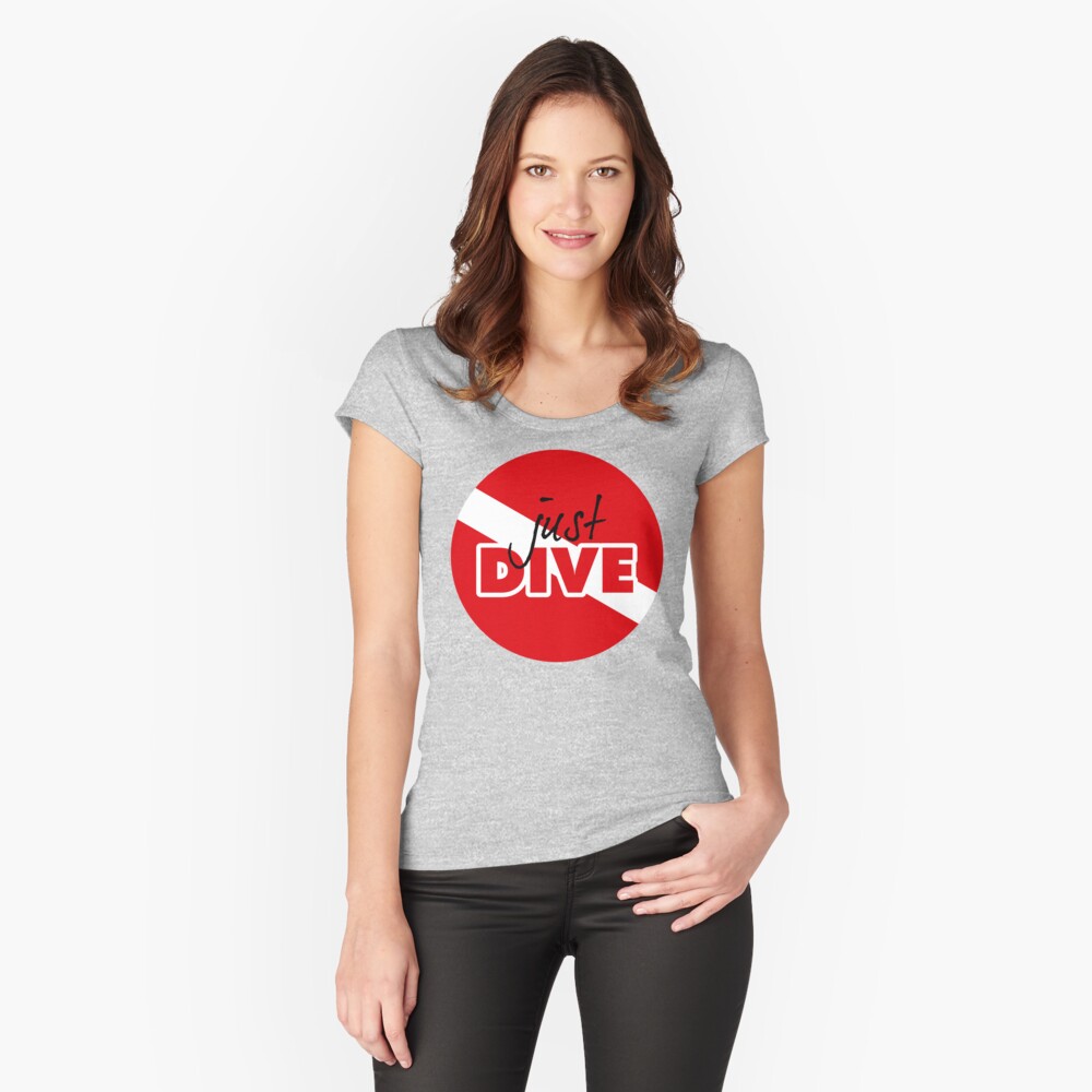 Item preview, Fitted Scoop T-Shirt designed and sold by Alma-Studio.