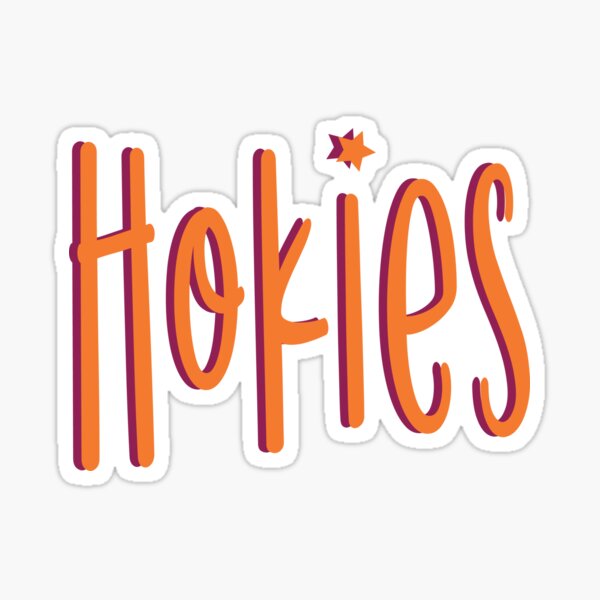 VIRGINIA TECH HOKIES Sticker