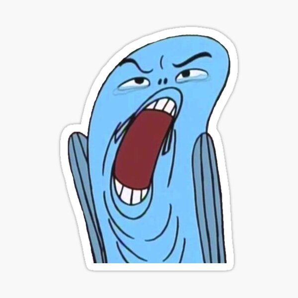 No Not At All Boy! DEUUEAUGH Sticker